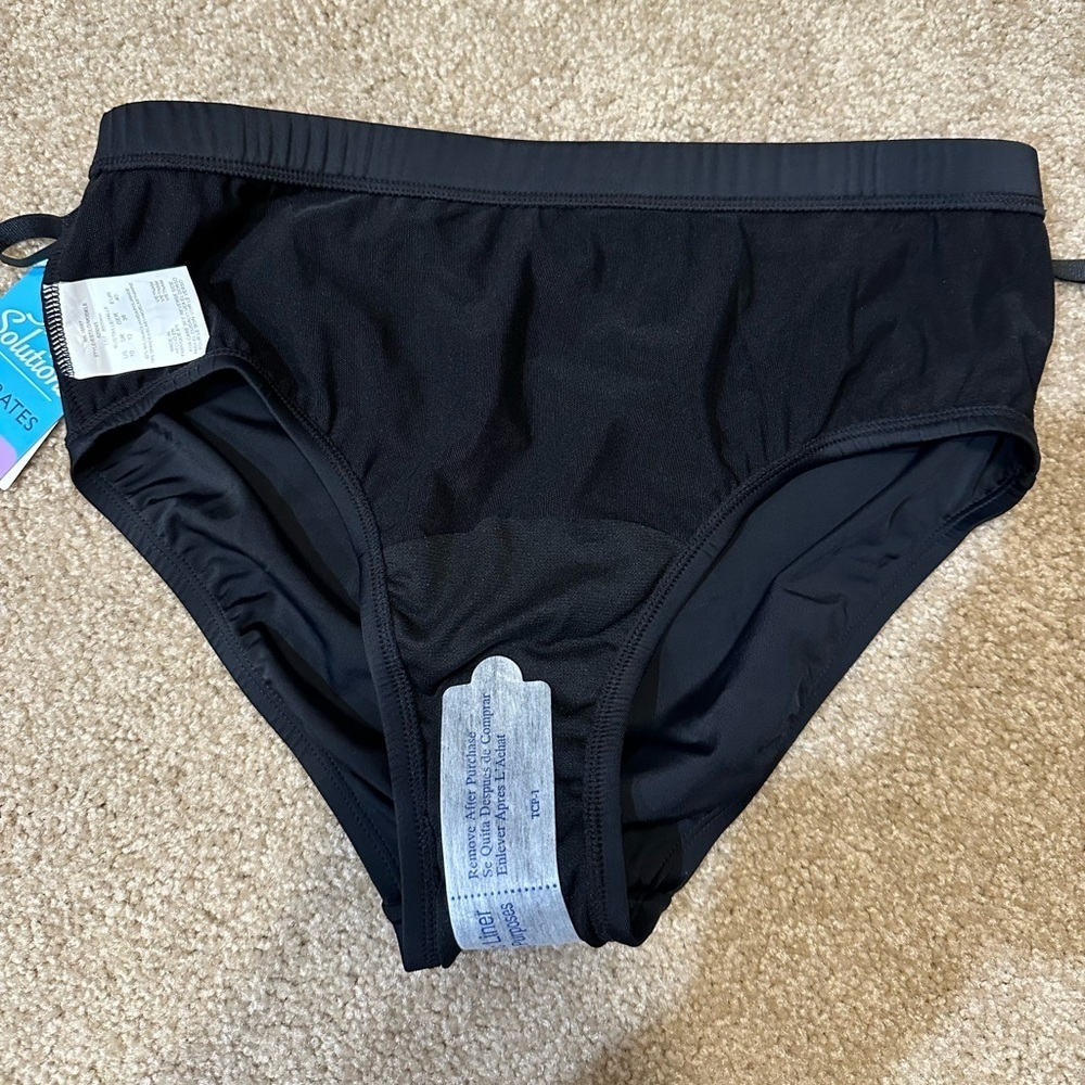 NWT Swim Solutions Women's Basic Brief Bottoms Size 10 - Picture 6 of 9